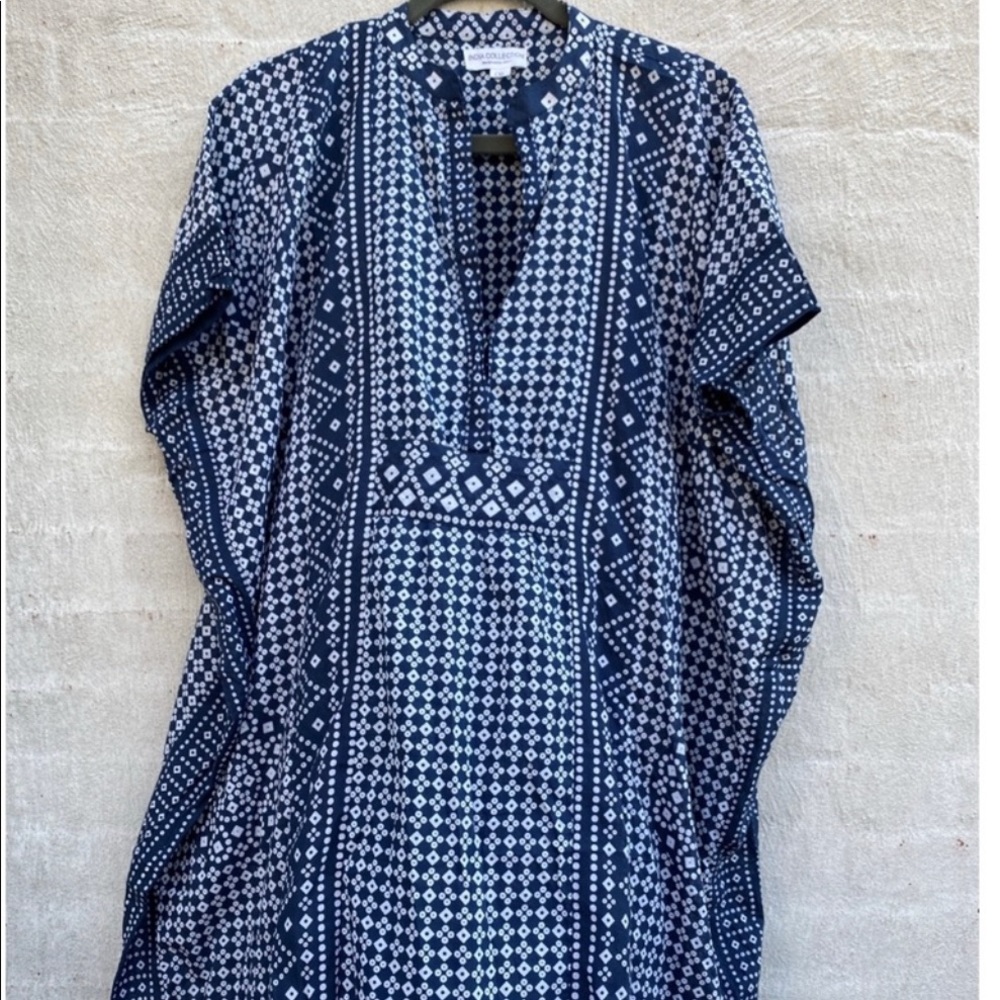 Emerson Fry Short Caftan in Ink Organic, NWOT
